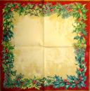 190 Weihnachten Blumen - 3-lagig (creme) - Ihr